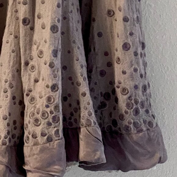 Anthropologie Floreat Embroidered Polka Dot A-Line Dress - Picture 6 of 8